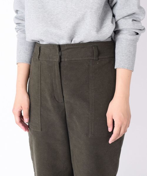 liflattie ships（リフラティ シップス）の「liflattie ships:モールスキンストレートパンツ◇（その他パンツ・レディース・ホワイト/オリーブ・SMALL/MEDIUM/LARGE）」の11枚目の写真