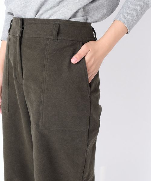 liflattie ships（リフラティ シップス）の「liflattie ships:モールスキンストレートパンツ◇（その他パンツ・レディース・ホワイト/オリーブ・SMALL/MEDIUM/LARGE）」の8枚目の写真