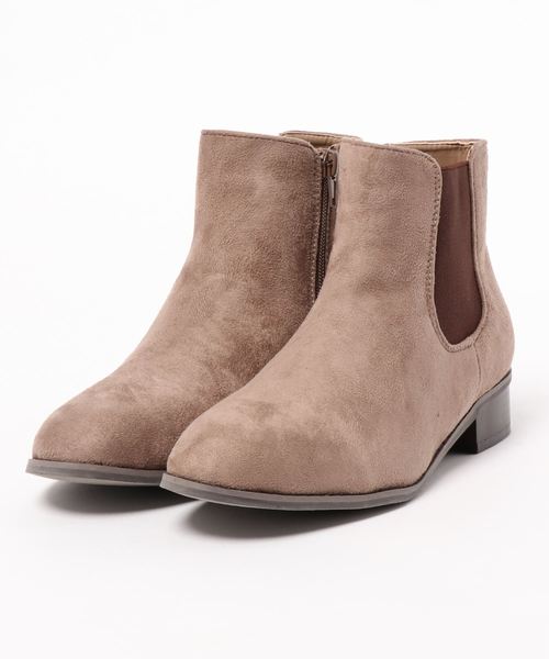 LBC（エルビーシー）の「サイドゴアジップブーツ（ブーツ・レディース・ブラック/ダークブラウン/ベージュ・M/L）」の3枚目の写真