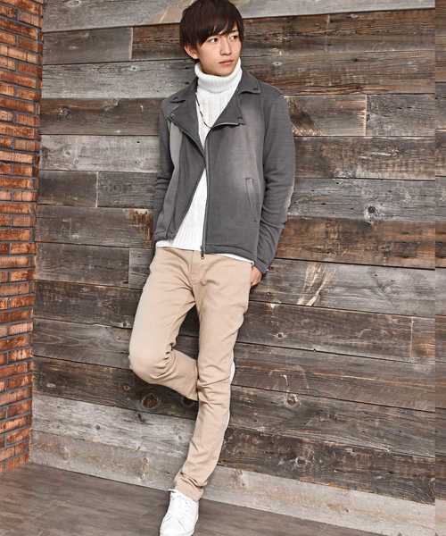 MinoriTY(マイノリティ)の「カットデニムダブルライダース(その他アウター・メンズ・グレー/インディゴブルー/ブルー/ブラック・S/M/L/XL)」の8枚目の写真