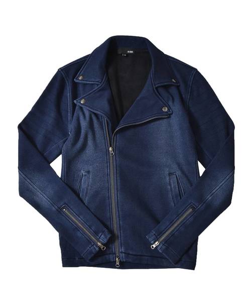 MinoriTY(マイノリティ)の「カットデニムダブルライダース(その他アウター・メンズ・グレー/インディゴブルー/ブルー/ブラック・S/M/L/XL)」の15枚目の写真