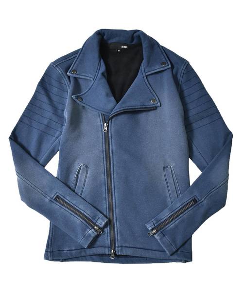 MinoriTY(マイノリティ)の「カットデニムダブルライダース(その他アウター・メンズ・グレー/インディゴブルー/ブルー/ブラック・S/M/L/XL)」の7枚目の写真