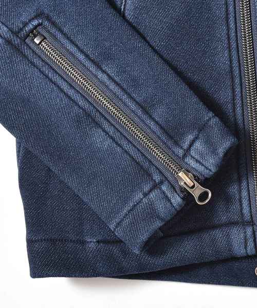 MinoriTY(マイノリティ)の「カットデニムダブルライダース(その他アウター・メンズ・グレー/インディゴブルー/ブルー/ブラック・S/M/L/XL)」の17枚目の写真