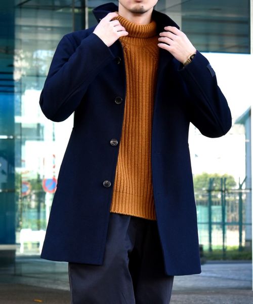 SHIPS（シップス）の「SU: 【NOBILIA】TECH メルトン スタンド コート