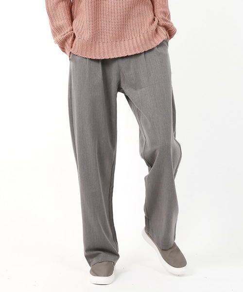 Rocky Monroe（ロッキーモンロー）の「タックワイドテーパードパンツ（スラックス・メンズ・ブラック/ベージュ/グレー/グレー系その他/ブラウン系その他/グレー系その他4/ブラウン系その他4/グレー系その他2/グレー系その他3/ブラウン系その他3/ブラウン系その他2・L/M/XL）」の15枚目の写真