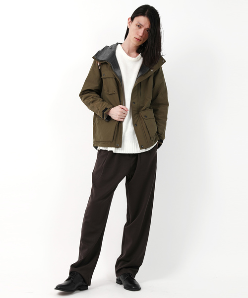 Rocky Monroe（ロッキーモンロー）の「タックワイドテーパードパンツ（スラックス・メンズ・ブラック/ベージュ/グレー/グレー系その他/ブラウン系その他/グレー系その他4/ブラウン系その他4/グレー系その他2/グレー系その他3/ブラウン系その他3/ブラウン系その他2・L/M/XL）」の17枚目の写真