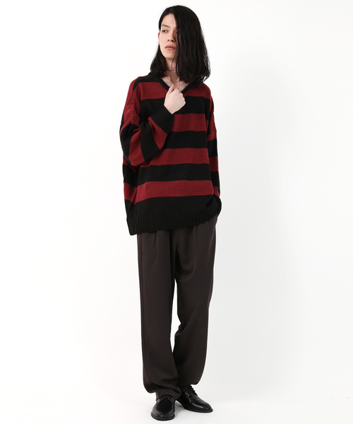 Rocky Monroe（ロッキーモンロー）の「タックワイドテーパードパンツ（スラックス・メンズ・ブラック/ベージュ/グレー/グレー系その他/ブラウン系その他/グレー系その他4/ブラウン系その他4/グレー系その他2/グレー系その他3/ブラウン系その他3/ブラウン系その他2・L/M/XL）」の20枚目の写真