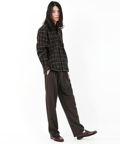 Rocky Monroe（ロッキーモンロー）の「タックワイドテーパードパンツ（スラックス・メンズ・ブラック/ベージュ/グレー/グレー系その他/ブラウン系その他/グレー系その他4/ブラウン系その他4/グレー系その他2/グレー系その他3/ブラウン系その他3/ブラウン系その他2・L/M/XL）」の21枚目の写真