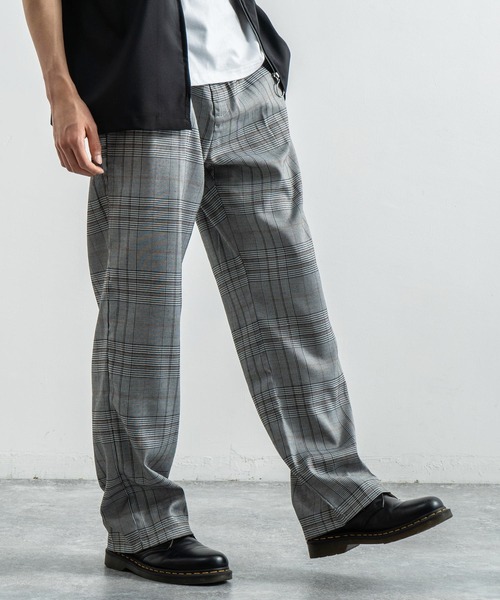 Rocky Monroe（ロッキーモンロー）の「タックワイドテーパードパンツ（スラックス・メンズ・ブラック/ベージュ/グレー/グレー系その他/ブラウン系その他/グレー系その他4/ブラウン系その他4/グレー系その他2/グレー系その他3/ブラウン系その他3/ブラウン系その他2・L/M/XL）」の6枚目の写真
