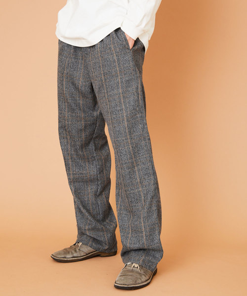 Rocky Monroe（ロッキーモンロー）の「タックワイドテーパードパンツ（スラックス・メンズ・ブラック/ベージュ/グレー/グレー系その他/ブラウン系その他/グレー系その他4/ブラウン系その他4/グレー系その他2/グレー系その他3/ブラウン系その他3/ブラウン系その他2・L/M/XL）」の7枚目の写真