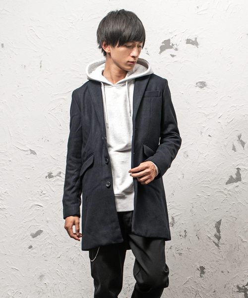 メンズメルトンチェスターコート