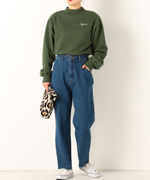 archives（アルシーヴ）の「ネオバボタンストレートパンツ（デニム）（デニムパンツ・レディース・ブラック/ネイビー/ロイヤルブルー・MEDIUM）」の3枚目の写真