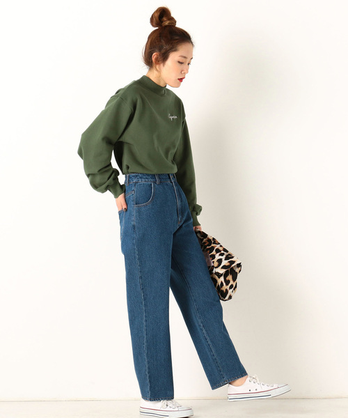 archives（アルシーヴ）の「ネオバボタンストレートパンツ（デニム）（デニムパンツ・レディース・ブラック/ネイビー/ロイヤルブルー・MEDIUM）」の8枚目の写真