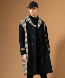 UNITED TOKYO | リバースバルカラーコート(ステンカラーコート)