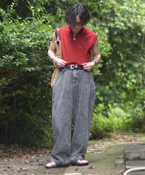 【THEAIRTOWN】ホットフィックス ワイドバルーンパンツ★ atelier SOMETHING TUCK BALLOON WIDE/タックバルーンワイド