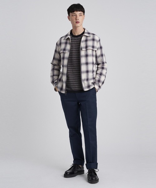 Saturdays NYC（サタデーズ ニューヨークシティ ）の「Lee Stripe Sweater（ニット/セーター・メンズ・ブラック/ホワイト/オレンジ・M/X-LARGE/L/X-SMALL/S）」の10枚目の写真