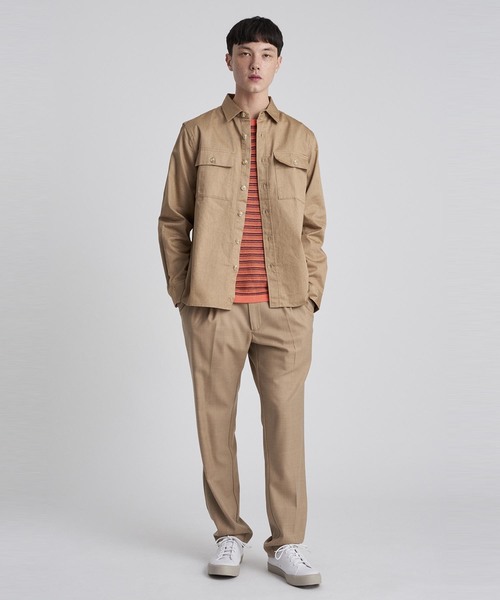 Saturdays NYC（サタデーズ ニューヨークシティ ）の「Lee Stripe Sweater（ニット/セーター・メンズ・ブラック/ホワイト/オレンジ・M/X-LARGE/L/X-SMALL/S）」の15枚目の写真