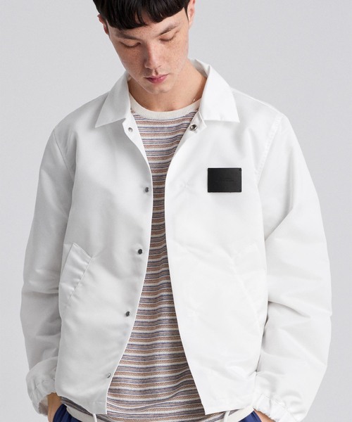 Saturdays NYC（サタデーズ ニューヨークシティ ）の「Lee Stripe Sweater（ニット/セーター・メンズ・ブラック/ホワイト/オレンジ・M/X-LARGE/L/X-SMALL/S）」の5枚目の写真