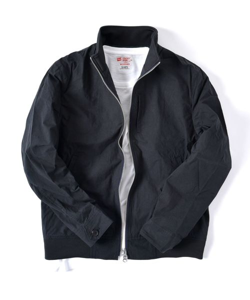 SHIPS(シップス)の「SU: ショート スタンド ジップ ブルゾン(ブルゾン・メンズ・ネイビー/ベージュ/オリーブ・SMALL/MEDIUM/LARGE/X-LARGE)」の3枚目の写真