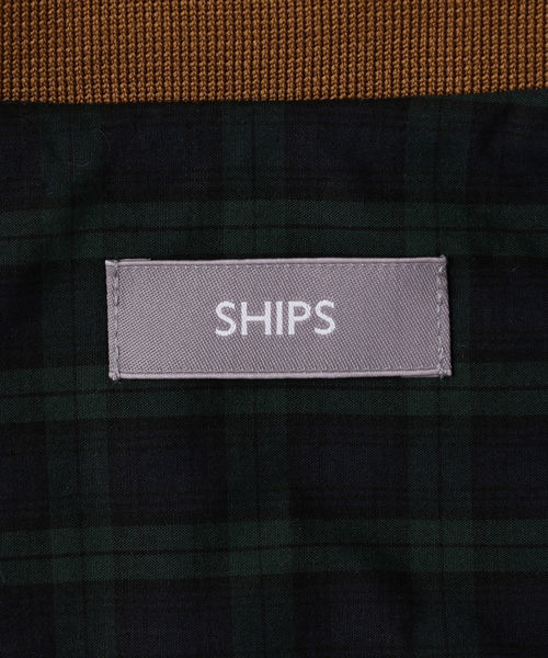 SHIPS(シップス)の「SU: ショート スタンド ジップ ブルゾン(ブルゾン・メンズ・ネイビー/ベージュ/オリーブ・SMALL/MEDIUM/LARGE/X-LARGE)」の12枚目の写真