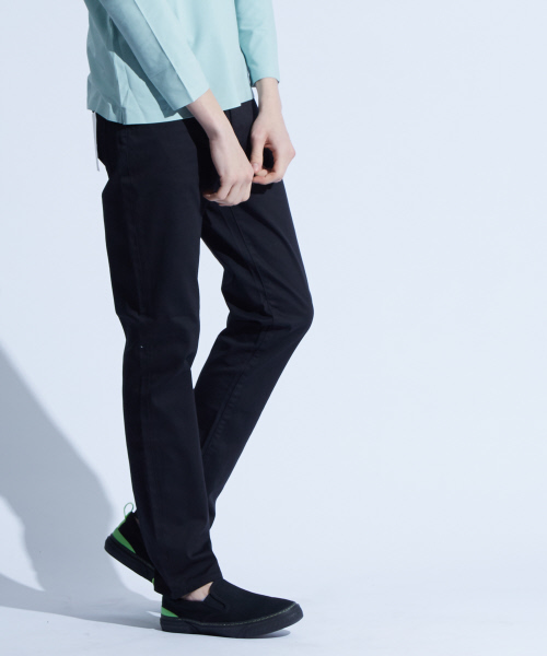 ABAHOUSE（アバハウス）の「スリムストレッチツイル5Pパンツ（その他パンツ・メンズ・ベージュ/ブラック/グレー/ネイビー・46/48/44）」の2枚目の写真