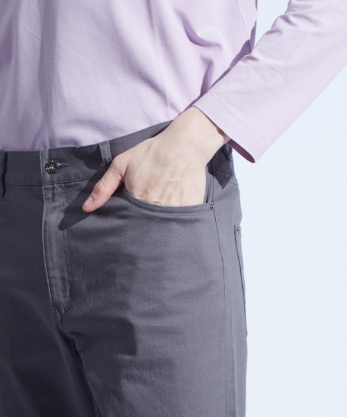 ABAHOUSE（アバハウス）の「スリムストレッチツイル5Pパンツ（その他パンツ・メンズ・ベージュ/ブラック/グレー/ネイビー・46/48/44）」の5枚目の写真