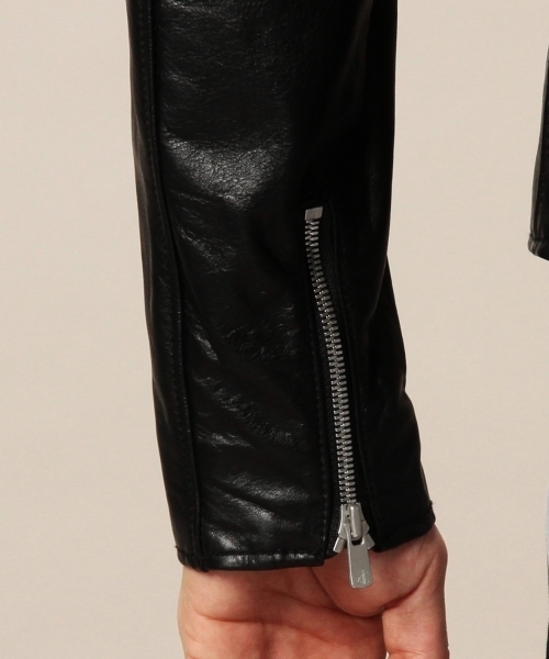 BEAUTY&YOUTH UNITED ARROWS（ビューティーアンドユースユナイテッドアローズ）の「BY カウ ダブル ライダース ジャケット◆（ライダースジャケット・メンズ・ブラック・X-LARGE/LARGE/SMALL/MEDIUM）」の16枚目の写真