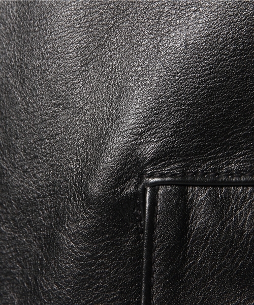 BEAUTY&YOUTH UNITED ARROWS（ビューティーアンドユースユナイテッドアローズ）の「BY カウ ダブル ライダース ジャケット◆（ライダースジャケット・メンズ・ブラック・X-LARGE/LARGE/SMALL/MEDIUM）」の10枚目の写真