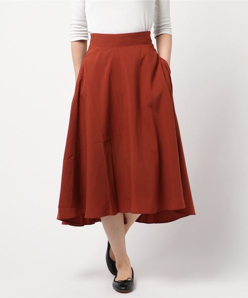 Te chichi（テチチ）の「ヴィンテージイレヘムスカート（スカート・レディース・ベージュ/ネイビー/ブラウン/イエロー・MEDIUM/SMALL）」の2枚目の写真