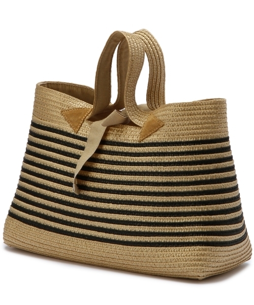 ODETTE E ODILE(オデットエオディール)の「ベルティーニ/Bertini ボーダースクエアカゴж(かごバッグ・レディース・ベージュ/レッド・フリー)」の3枚目の写真