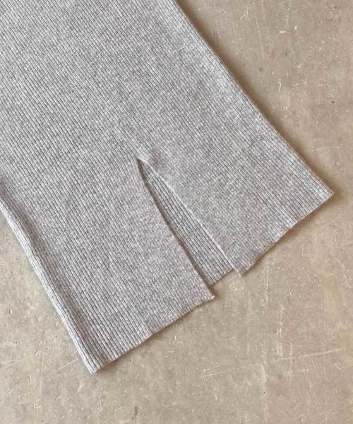 Banner Barrett（バナーバレット）の「【セットアップ対応】ニットタイトスカート（スカート・レディース・グレー/ブラウン/ベージュ・38）」の7枚目の写真