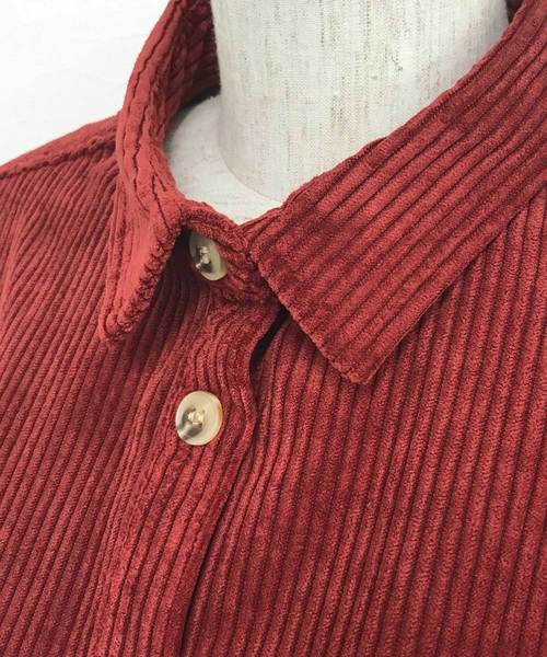 marle(マルレ)の「コーデュロイベルト付ビッグシルエットシャツ(シャツ/ブラウス・レディース・チャコールグレー/キャメル/ベージュ・FREE)」の5枚目の写真