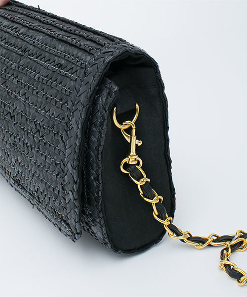 NANO universe（ナノユニバース）の「かごショルダーバッグ（ショルダーバッグ・レディース・ブラック/ベージュ・FREE）」の5枚目の写真