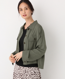 GLOBAL WORK | Wポケットショートシャツ/844893(シャツ/ブラウス)