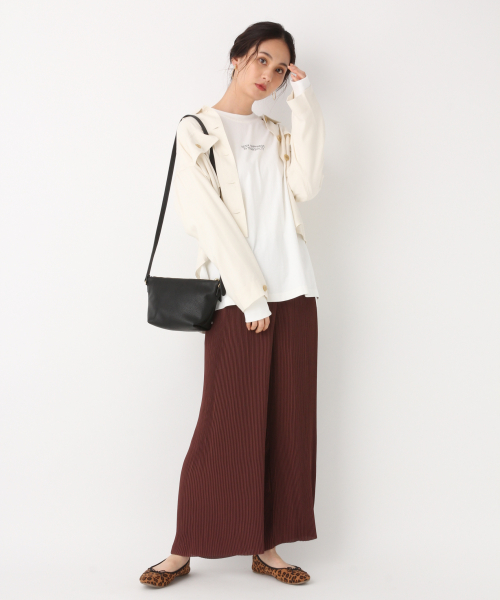 GLOBAL WORK（グローバルワーク）の「Wポケットショートシャツ/844893（シャツ/ブラウス・レディース・ダークブラウン/オフホワイト/グリーン系その他7・FREE）」の10枚目の写真