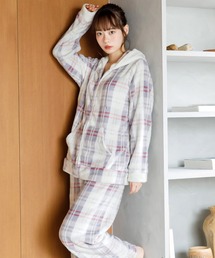 Dita（ディータ）の「マイクロファイバールームウェア（パーカー+ロングパンツ上下2点セット）（ルームウェア/パジャマ）」