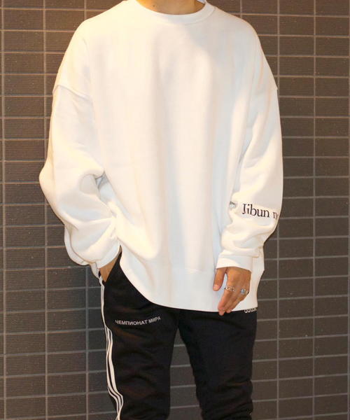 JACKROSE(ジャックローズ)の「WEARISTA 心×JACKROSE-BIGシルエット・スウェット(スウェット・メンズ・ホワイト/ブラック/グレー・M/L)」の4枚目の写真