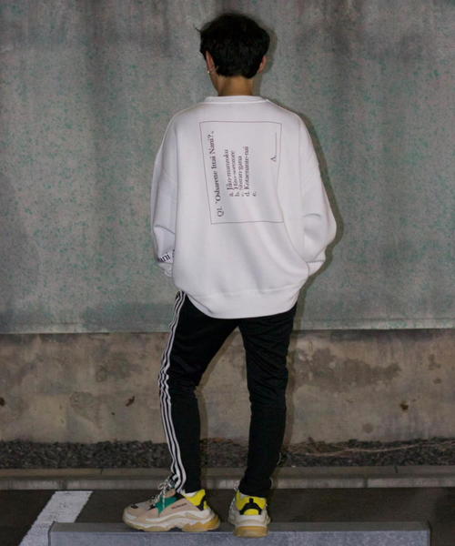 JACKROSE(ジャックローズ)の「WEARISTA 心×JACKROSE-BIGシルエット・スウェット(スウェット・メンズ・ホワイト/ブラック/グレー・M/L)」の7枚目の写真