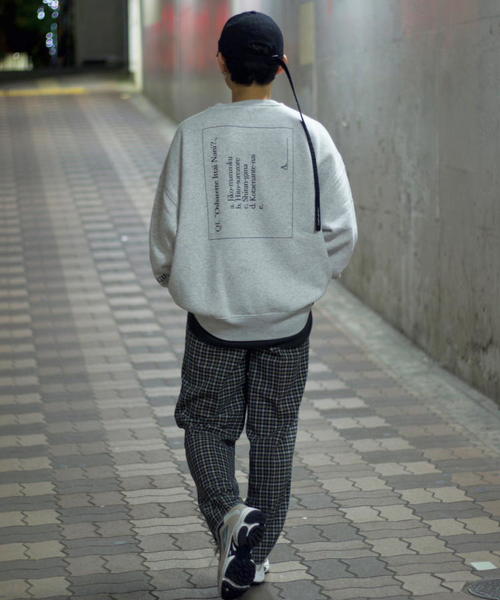 JACKROSE(ジャックローズ)の「WEARISTA 心×JACKROSE-BIGシルエット・スウェット(スウェット・メンズ・ホワイト/ブラック/グレー・M/L)」の16枚目の写真