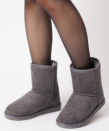 WEGO | WEGO/フェイクムートンインヒールブーツ(ブーツ)