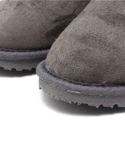 WEGO（ウィゴー）の「WEGO/フェイクムートンインヒールブーツ（ブーツ・レディース・グレー/パープル/キャメル/ピンク/ワイン/ブラック・23.5/24.5）」の10枚目の写真