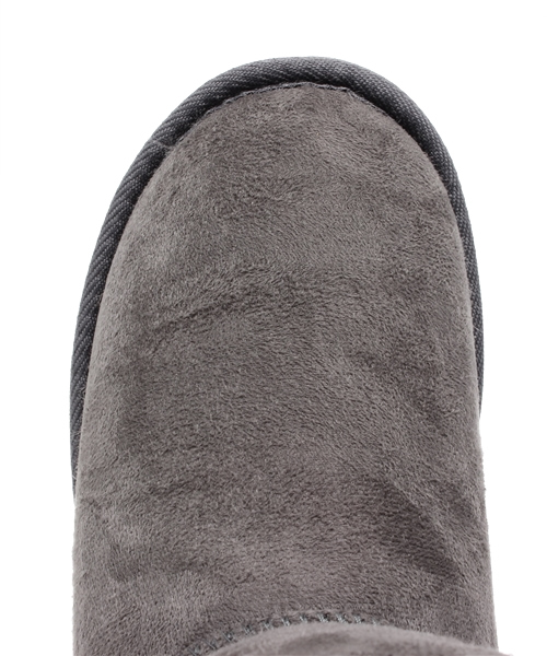 WEGO（ウィゴー）の「WEGO/フェイクムートンインヒールブーツ（ブーツ・レディース・グレー/パープル/キャメル/ピンク/ワイン/ブラック・23.5/24.5）」の12枚目の写真