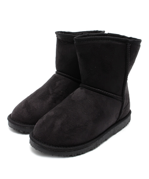 WEGO（ウィゴー）の「WEGO/フェイクムートンインヒールブーツ（ブーツ・レディース・グレー/パープル/キャメル/ピンク/ワイン/ブラック・23.5/24.5）」の16枚目の写真