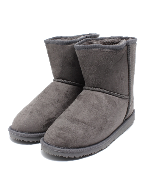 WEGO（ウィゴー）の「WEGO/フェイクムートンインヒールブーツ（ブーツ・レディース・グレー/パープル/キャメル/ピンク/ワイン/ブラック・23.5/24.5）」の17枚目の写真