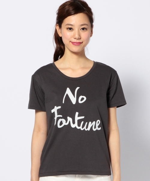 Another Edition（アナザーエディション）の「AE NO FORTUNE T（Tシャツ/カットソー・レディース・ホワイト/ブラック・フリー）」の4枚目の写真
