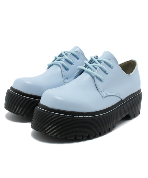 WEGO（ウィゴー）の「WEGO/3ホールシューズ（ドレスシューズ・レディース・ホワイト/サックスブルー/ブラック/ピンク/ワイン・23.5/24.5）」の19枚目の写真