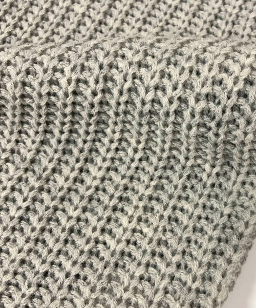 Beno（ビーノ）の「ローゲージ 畦編み ルーズシルエット タートルネック ニット（ニット/セーター・メンズ・ブラック/ベージュ/グレー/オフホワイト/ワインレッド・LL/M/L）」の22枚目の写真