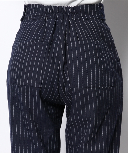 WEGO（ウィゴー）の「WEGO/リボンフラノタックパンツ（スラックス・レディース・ダークグレー/ブルー/キャメル・FREE）」の7枚目の写真