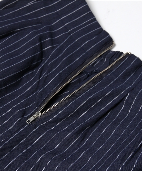 WEGO（ウィゴー）の「WEGO/リボンフラノタックパンツ（スラックス・レディース・ダークグレー/ブルー/キャメル・FREE）」の10枚目の写真