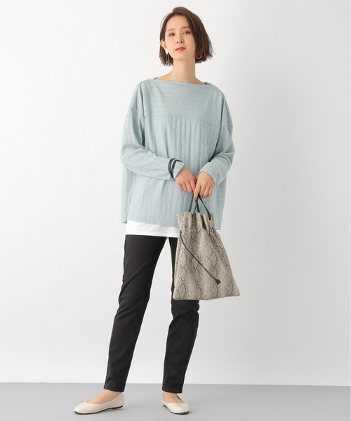 LEPSIM（レプシィム）の「【SS-LLサイズ】ムジスリムパンツ20SS2　865815（その他パンツ・レディース・ブラック/チャコールグレー/ブラウン/ベージュ/グレイッシュベージュ・SMALL/MEDIUM/LARGE/LL/SS）」の6枚目の写真